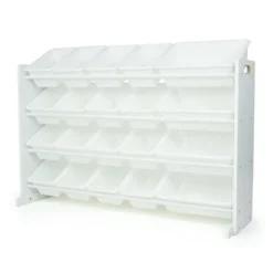 Cambridge Extra Large Toy Storage Organizer with 20 Storage Bins White - Humble Crew