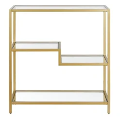 Henn& Hart 36" Tall Gold Bookcase - Henn&Hart -My Book Perch Sales Store unnamed file 1026