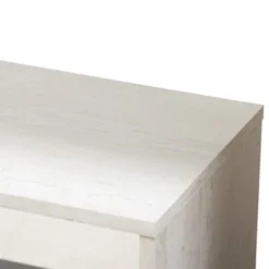 56.14" Atlantic Modern and Contemporary Two-Tone Finished Wood Display Shelf Dark Brown - Baxton Studio -My Book Perch Sales Store unnamed file 1036