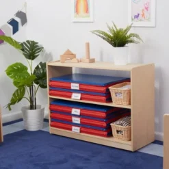 ECR4Kids Birch 2 Shelf Storage Cabinet without Back, Wood Book Shelf Organizer -My Book Perch Sales Store unnamed file 1074