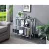 30" Town Square Chrome 3 Tier Bookcase Chrome - Breighton Home -My Book Perch Sales Store unnamed file 1090