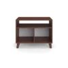 24" Modern Cub Storage Credenza - HON BASYX Toasted Walnut