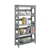 60" Omega 5 Tier Bookcase Gray - Breighton Home -My Book Perch Sales Store unnamed file 1130