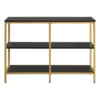 Modern Life Double 3 Shelves Bookcase Credenza - OSP Home Furnishings Black -My Book Perch Sales Store unnamed file 1143