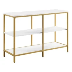 Modern Life Double 3 Shelves Bookcase Credenza - OSP Home Furnishings Black -My Book Perch Sales Store unnamed file 1148