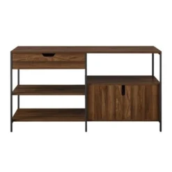 30" Covington Storage Blend Console - Saracina Home Rustic Oak -My Book Perch Sales Store unnamed file 1189