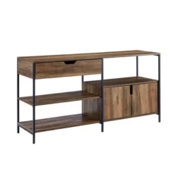 30" Covington Storage Blend Console - Saracina Home Rustic Oak -My Book Perch Sales Store unnamed file 1190