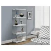Hollow Core/Tempered Glass Bookcase - EveryRoom Glossy White -My Book Perch Sales Store unnamed file 1198