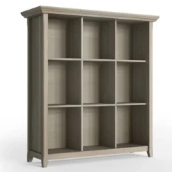 48"x44" Normandy 9 Cube Bookcase and Storage Unit - Wyndenhall Black -My Book Perch Sales Store unnamed file 120