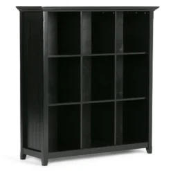 48"x44" Normandy 9 Cube Bookcase and Storage Unit - Wyndenhall Black -My Book Perch Sales Store unnamed file 121