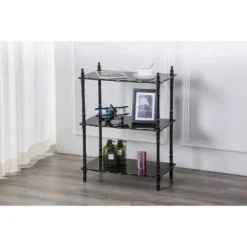 3 Tier Shelves Espresso Brown - Ore International -My Book Perch Sales Store unnamed file 1227