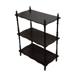 3 Tier Shelves Espresso Brown - Ore International -My Book Perch Sales Store unnamed file 1232