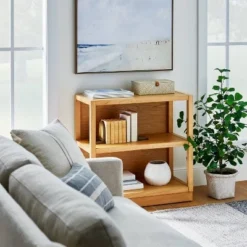 Threshold Designed W/Studio McGee 30" Delle 3 Shelf Bookcase - Threshold™ designed with Studio McGee