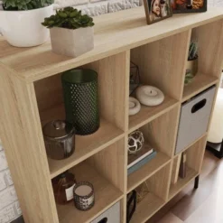 38.22" 9 Cube North Avenue Bin Shelves Organizer - Sauder White -My Book Perch Sales Store unnamed file 127