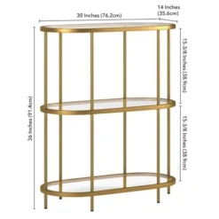 Henn& Hart Brass Metal Bookcase - Henn&Hart -My Book Perch Sales Store unnamed file 1295