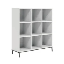 38.22" 9 Cube North Avenue Bin Shelves Organizer - Sauder White -My Book Perch Sales Store unnamed file 130