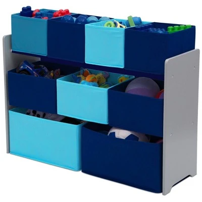 9 Bin Deluxe Toy Organizer - Delta Children Dark Chocolate 5 9 Bin Deluxe Toy Organizer - Delta Children Dark Chocolate - Image 3