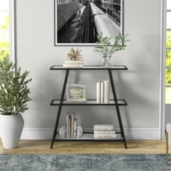 Henn& Hart 36 in. Tall Black Bronze Bookcase - Henn&Hart -My Book Perch Sales Store unnamed file 1343