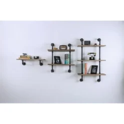 Hollis Industrial Wood 2-Tier Wall Display Shelf in Natural - Furniture of America 10 Hollis Industrial Wood 2-Tier Wall Display Shelf in Natural - Furniture of America -My Book Perch Sales Store unnamed file 1356
