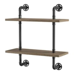 Hollis Industrial Wood 2-Tier Wall Display Shelf in Natural - Furniture of America 11 Hollis Industrial Wood 2-Tier Wall Display Shelf in Natural - Furniture of America -My Book Perch Sales Store unnamed file 1357
