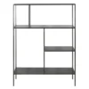 Henn& Hart 48" Tall Gunmetal Gray Bookcase - Henn&Hart -My Book Perch Sales Store unnamed file 1382