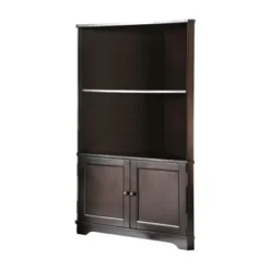Cassidy Multi-Storage Wood Corner Bookshelf in Espresso - Furniture of America -My Book Perch Sales Store unnamed file 1459