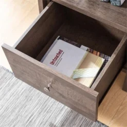 Stokes Wood 4-Shelf 71-Inch Standard Bookcase in Walnut Oak - Furniture of America -My Book Perch Sales Store unnamed file 1477