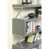 Sheena Contemporary Bookcase in Glossy Gray - Furniture of America -My Book Perch Sales Store unnamed file 1512