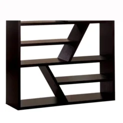 Israel Contemporary Wood Bookcase in Espresso - Furniture of America -My Book Perch Sales Store unnamed file 1516