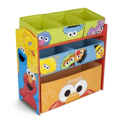 Disney Sesame Street Design and Store 6 Bin Toy Organizer - Delta Children 5 Disney Sesame Street Design and Store 6 Bin Toy Organizer - Delta Children - Image 3