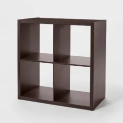 4 Cube Organizer - Brightroom™ Black Oak -My Book Perch Sales Store unnamed file 1622