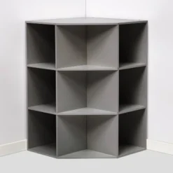 Corner Cube Bookshelf - Room Essentials™ Gray -My Book Perch Sales Store unnamed file 1680
