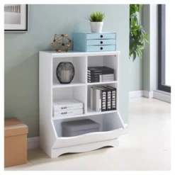 Multi-Cubby Storage Cabinet - White - Danya B.