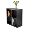 27" Timothy Shelf 2X2 Slots Black - Winsome -My Book Perch Sales Store unnamed file 1739
