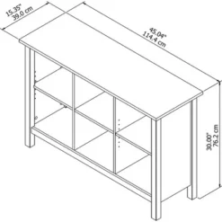 Bush Furniture Broadview 6 Cube Storage Bookcase Pure White -My Book Perch Sales Store unnamed file 1783