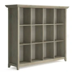 48"x57" Normandy 12 Cube Storage - Wyndenhall Distressed Gray -My Book Perch Sales Store unnamed file 1821