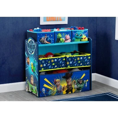 Disney Pixar Toy Story 4 Design and Store 6 Bin Toy Organizer - Delta Children 3 Disney Pixar Toy Story 4 Design and Store 6 Bin Toy Organizer - Delta Children