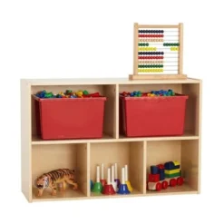 ECR4Kids Birch Streamline 5-Compartment Storage Cabinet, Wood Toy Storage Shelves for Kids -My Book Perch Sales Store unnamed file 1846