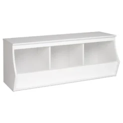 Fremont Entryway Storage Cubbie 3 Bin White - Prepac