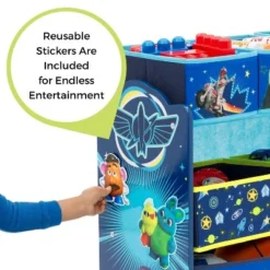 Disney Pixar Toy Story 4 Design and Store 6 Bin Toy Organizer - Delta Children 13 Disney Pixar Toy Story 4 Design and Store 6 Bin Toy Organizer - Delta Children -My Book Perch Sales Store unnamed file 186