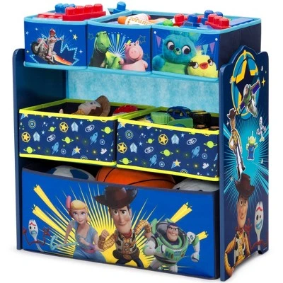Disney Pixar Toy Story 4 Design and Store 6 Bin Toy Organizer - Delta Children 7 Disney Pixar Toy Story 4 Design and Store 6 Bin Toy Organizer - Delta Children - Image 5