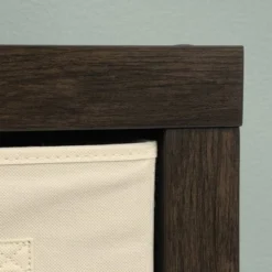 Stow Away 4 Cube Organizer Smoked Oak - Sauder -My Book Perch Sales Store unnamed file 1881