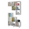 Set of 2 38.58" Cascavel Stair Cubby White - Manhattan Comfort -My Book Perch Sales Store unnamed file 1993