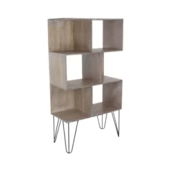 Mid-Century Modern Wooden Cube Shelf - Olivia & May Black -My Book Perch Sales Store unnamed file 2025