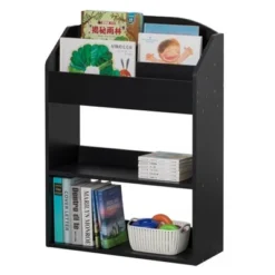 Basicwise Modern Wooden Storage Bookcase with Shelf, Playroom Bedroom Living and Office -My Book Perch Sales Store unnamed file 2052