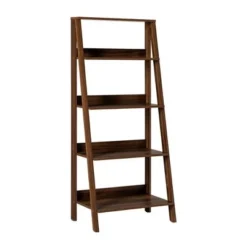 Thatcher Transitional Wood 4 Shelf Ladder Bookshelf - Saracina Home Gray -My Book Perch Sales Store unnamed file 2098