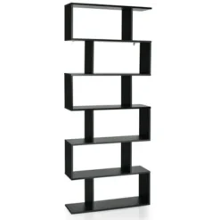Costway 6 Tier S-Shaped Bookshelf Storage Display Bookcase Decor Z-Shelf -My Book Perch Sales Store unnamed file 2137