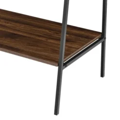 72" Open Storage Ladder Bookshelf - Saracina Home Dark Walnut -My Book Perch Sales Store unnamed file 2142