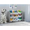 Delta Children MySize 9 Bin Plastic Toy Organizer - Gray with White Bins 1 Delta Children MySize 9 Bin Plastic Toy Organizer - Gray with White Bins -My Book Perch Sales Store unnamed file 22