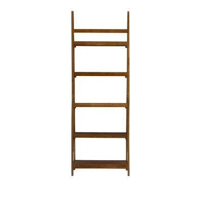 72" Charlotte Bookshelf Brown - Linon 7 72" Charlotte Bookshelf Brown - Linon - Image 5